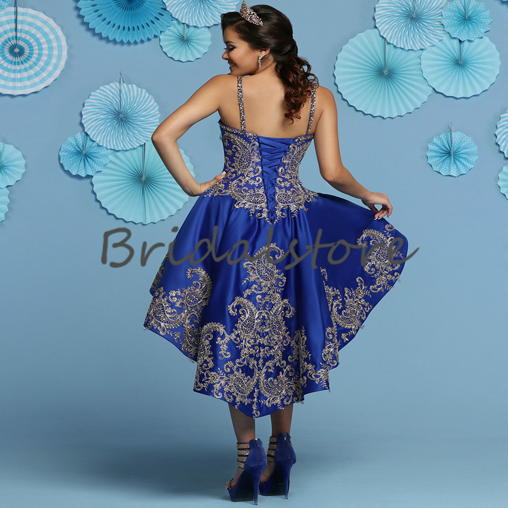 Sweet 15 Royal Blue Two Piece Quinceanera Dresses Mexican With Jacket Spaghetti Straps Sweetheart Fluffy Ball Gown Burgundy Prom Dress For Night Eveni