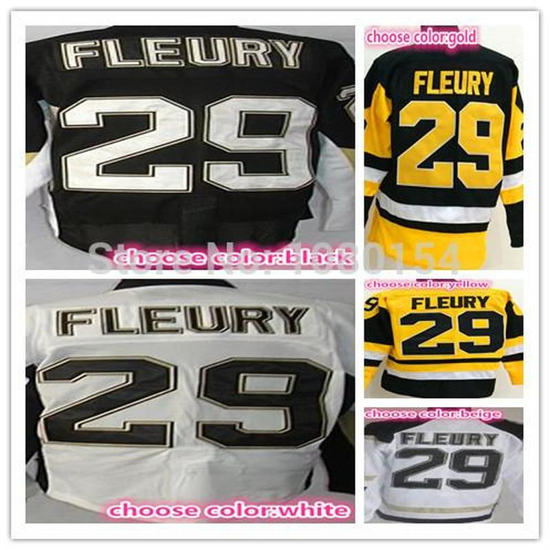 Men 2017 Stanley Cup Final Champions Patch Pittsburgh 29 Marc-Andre Fleury White Black Yellow Male CCM Old Time Ice Hockey Jerseys, As photo
Men 2017 Stanley Cup Final Champions Patch Pittsburgh 29 Marc-Andre Fleury White Black Yellow Male CCM Old Time Ice Hockey Jerseys, As photo