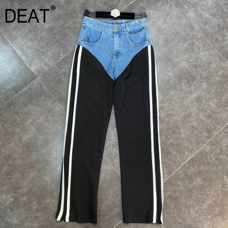 Summer Fashion Women High Waist Denim Patchwork Black Full Length Pants Female Jeans WS31005L 210525, Figure color
Summer Fashion Women High Waist Denim Patchwork Black Full Length Pants Female Jeans WS31005L 210525, Figure color