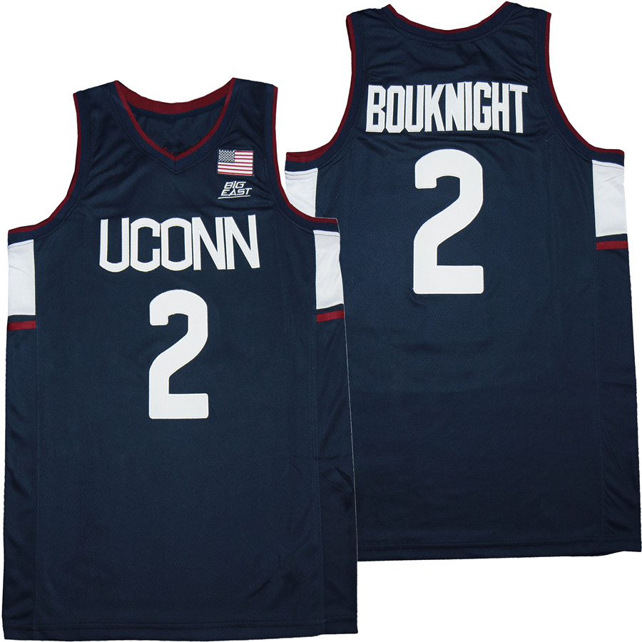NCAA College Basketball Uconn Huskies 2 James Bouknight Jersey Men Team Navy Blue Away Breathable Pure Cotton University Good/Top Quality
NCAA College Basketball Uconn Huskies 2 James Bouknight Jersey Men Team Navy Blue Away Breathable Pure Cotton University Good/Top Quality