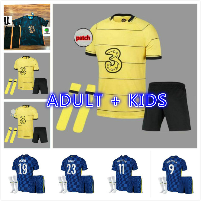 CFC 21-22 ABRAHAM WERNER HAVERTZ CHILWELL ZIYECH Soccer Jerseys 2021 2022 PULISIC Football Shirt KANTE MOUNT adult Kids sets Kits tops, Black;yellow
CFC 21-22 ABRAHAM WERNER HAVERTZ CHILWELL ZIYECH Soccer Jerseys 2021 2022 PULISIC Football Shirt KANTE MOUNT adult Kids sets Kits tops, Black;yellow