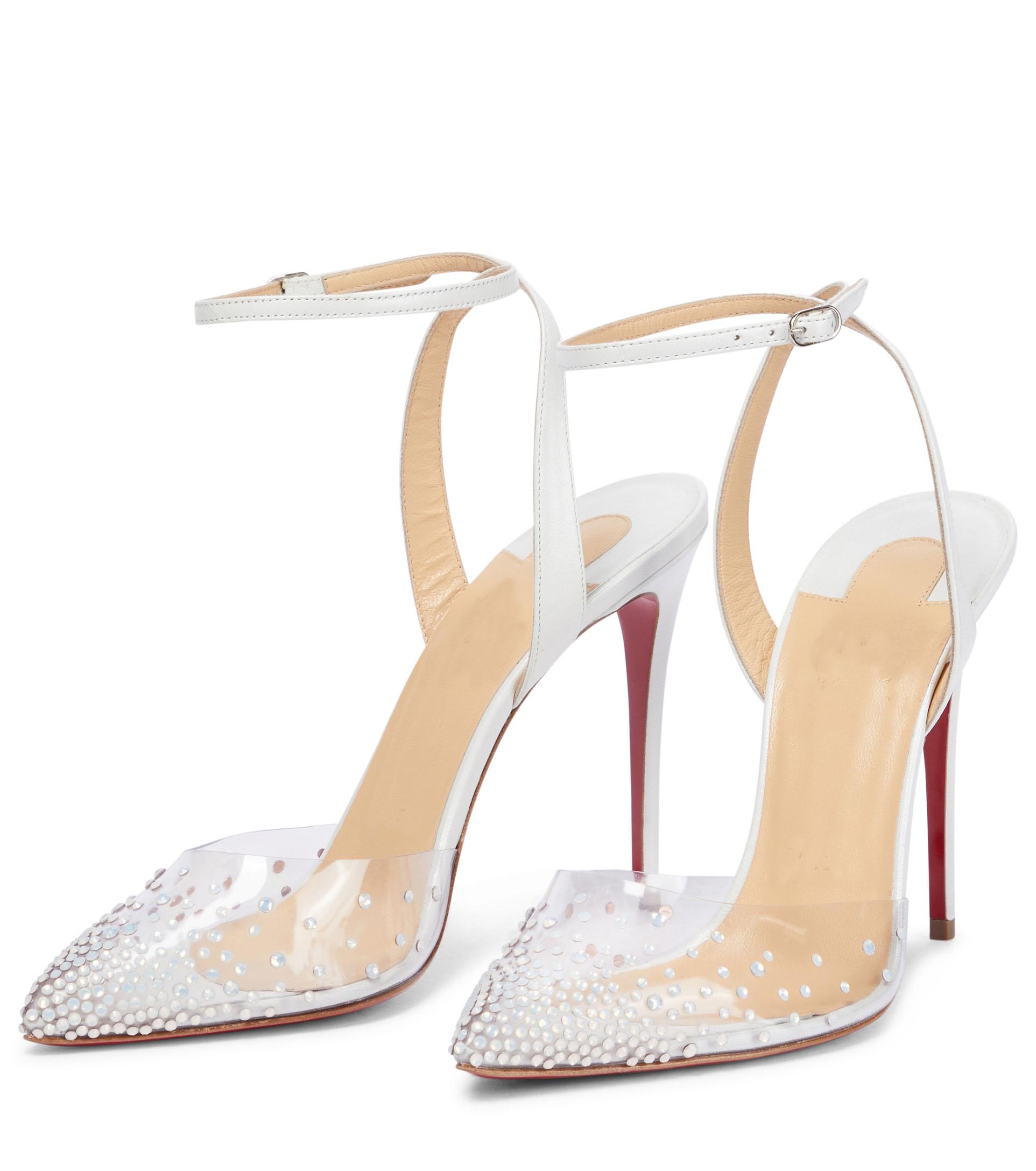 Luxurys Paris Desgins dress Shoe pumps woman sandals red bottom high heels Spikaqueen embellished PVC pump Follies-strass Ankle straps EU35-43
Luxurys Paris Desgins dress Shoe pumps woman sandals red bottom high heels Spikaqueen embellished PVC pump Follies-strass Ankle straps EU35-43