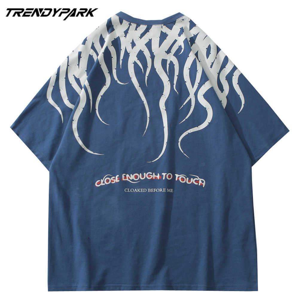 Men's T-shirt Vines Summer Short Sleeve Printed Tee Hip Hop Oversize Cotton Casual Harajuku Streetwear Top Tshirts Clothing 210601