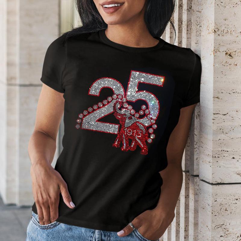 Women' T-Shirt Delta Sigma Theta Sorority Women Soccer Jersey Summer Short Sleeve Fashion Printed Casual Crew Neck, Blue
Women' T-Shirt Delta Sigma Theta Sorority Women Soccer Jersey Summer Short Sleeve Fashion Printed Casual Crew Neck, Blue