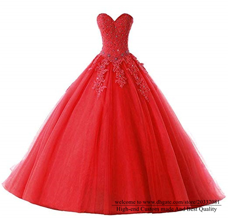Quinceanera Dresses 2021 Sexy Sequins Crystal Princess Sweetheart Appliques Party Prom Formal Ball Gown Lace Up Tulle Vestidos De 15 Anos Q24