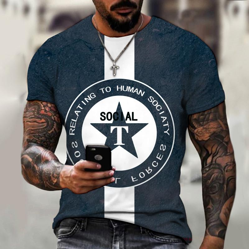 Men's T-Shirts Streetwear Short Sleeve T-shirt 3d Printing Harajuku Casual Plus Size 6XL Fashion, Dyp-546
Men's T-Shirts Streetwear Short Sleeve T-shirt 3d Printing Harajuku Casual Plus Size 6XL Fashion, Dyp-546