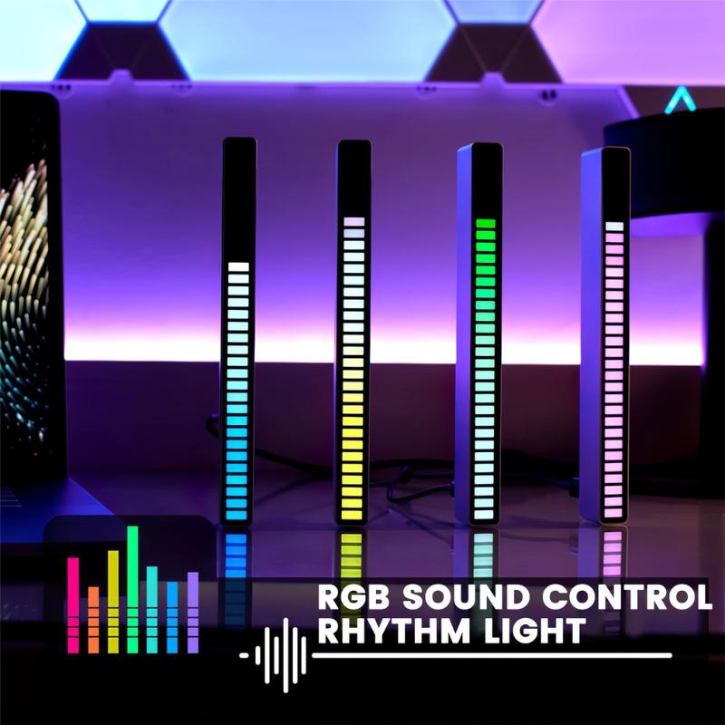 Night Lights Sound Control Pickup Rhythm Lamp Music Atmosphere Light RGB Colorful Tube USB Energy-Saving Ambient For Car Party
Night Lights Sound Control Pickup Rhythm Lamp Music Atmosphere Light RGB Colorful Tube USB Energy-Saving Ambient For Car Party