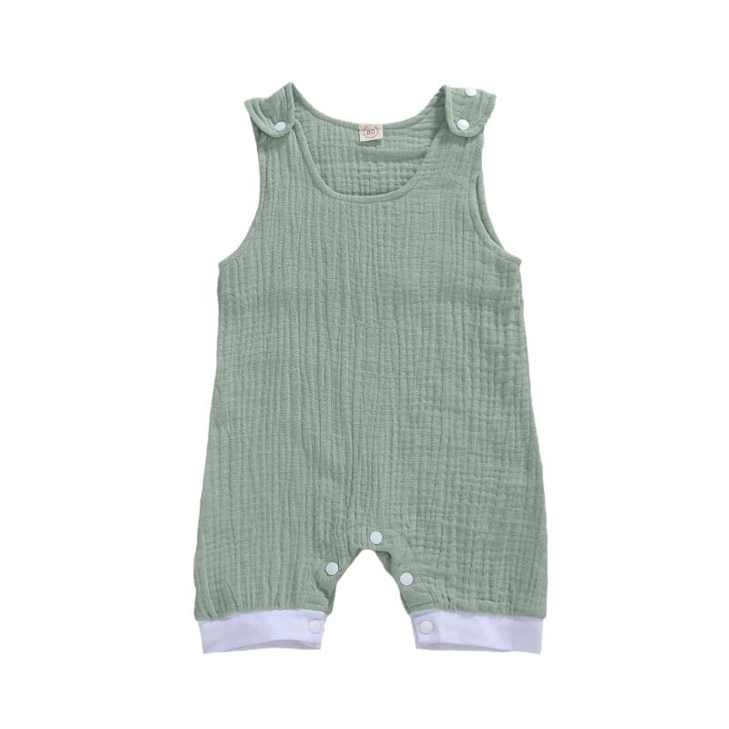 Jumpsuits Born Summer Baby Girl Boy Rompers Solid Color Romper Infant Sleeveless Jumpsuit Casual Style Playsuit 6-24Months, Blue
Jumpsuits Born Summer Baby Girl Boy Rompers Solid Color Romper Infant Sleeveless Jumpsuit Casual Style Playsuit 6-24Months, Blue