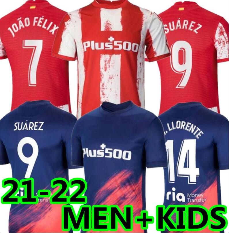 Atletico 2021 2022 JOÃO FÃLIX Soccer Jerseys de Madrid 21 22 Suarez CORREA KOKE Dembélé Carrasco M.LLORENTE football jersey Men Kids, Black;yellow
Atletico 2021 2022 JOÃO FÃLIX Soccer Jerseys de Madrid 21 22 Suarez CORREA KOKE Dembélé Carrasco M.LLORENTE football jersey Men Kids, Black;yellow