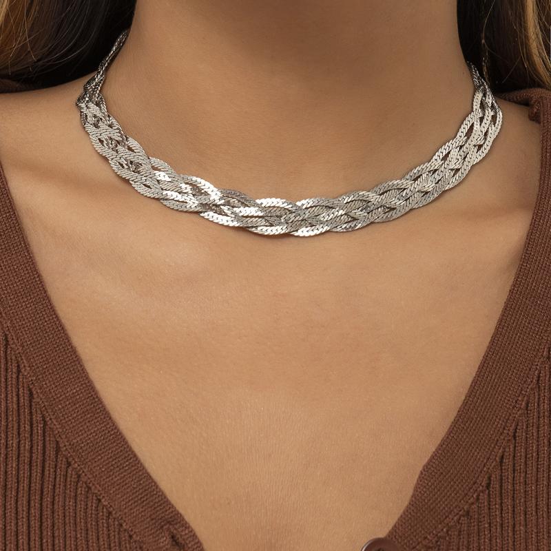 Pendant Necklaces KAPLAN CENTER Fashion Ladies Simple Hip Hop Punk Style Necklace Exquisite Metal Jewelry Gift, Silver
Pendant Necklaces KAPLAN CENTER Fashion Ladies Simple Hip Hop Punk Style Necklace Exquisite Metal Jewelry Gift, Silver
