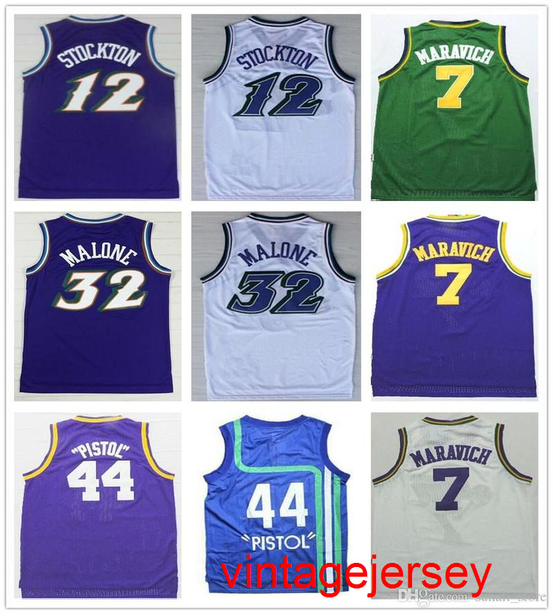 John 12 Stockton Jersey Retro Purple White Karl 32 Malone Basketball 7 Pistol 44 Pete Maravich Jerseys College Shirts, Black
John 12 Stockton Jersey Retro Purple White Karl 32 Malone Basketball 7 Pistol 44 Pete Maravich Jerseys College Shirts, Black