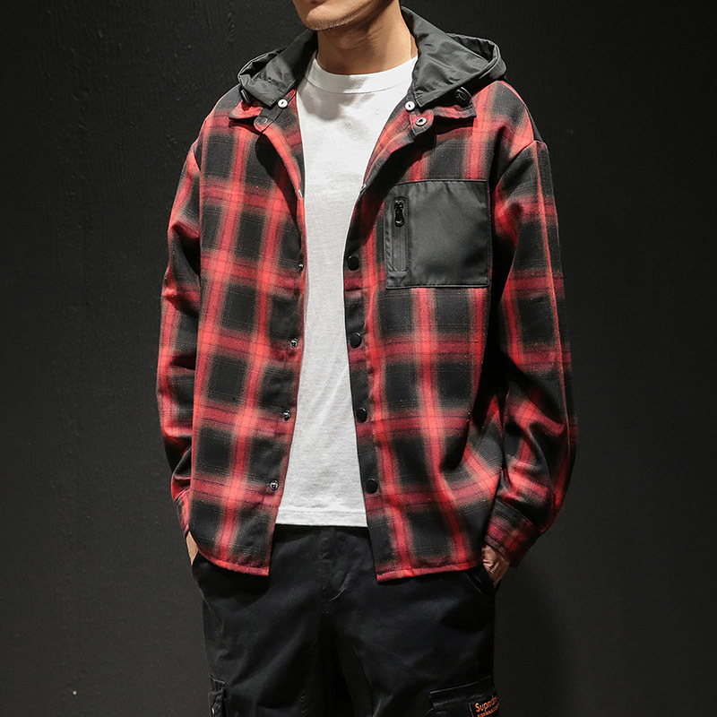 New Janpan Style Casual Cardigan 2021 Spring Autumn Punk Hoodie Plaid Sweatshirt Men's Fleece Hip Hop Streetwear Clothes Qxqp, C525 a
New Janpan Style Casual Cardigan 2021 Spring Autumn Punk Hoodie Plaid Sweatshirt Men's Fleece Hip Hop Streetwear Clothes Qxqp, C525 a