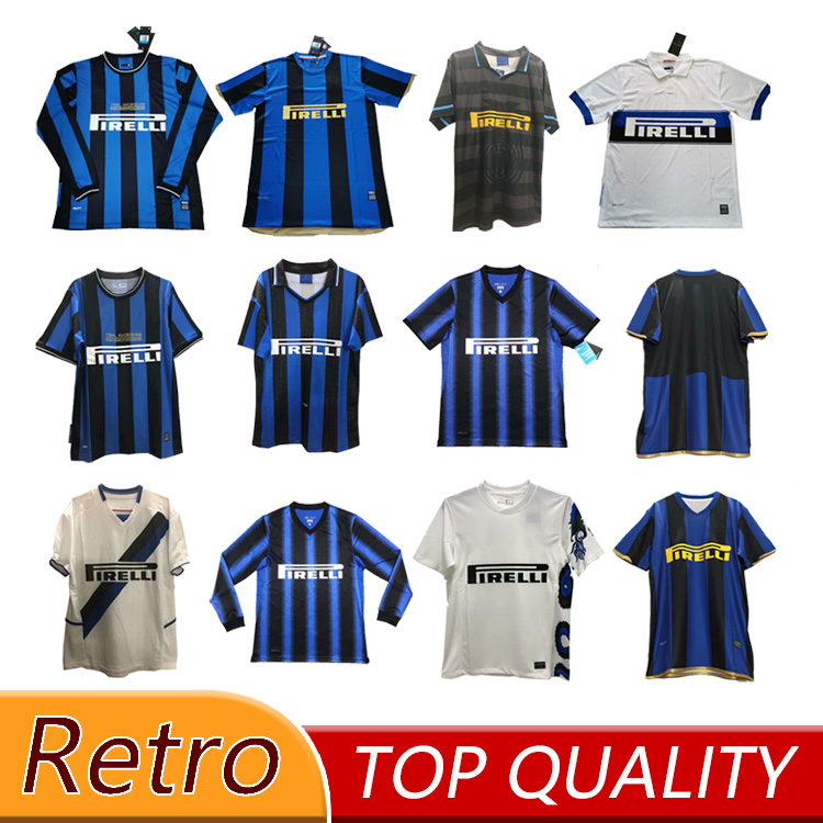 98 10 03 09 11 Inter Vintage Soccer Jersey Milan BATISTUTA Retro 20 RECOBA 18 ZAMORANO ADRIANO IBRAHIMOVIC CAMBIASSO Football Shirt, 09-10 away
98 10 03 09 11 Inter Vintage Soccer Jersey Milan BATISTUTA Retro 20 RECOBA 18 ZAMORANO ADRIANO IBRAHIMOVIC CAMBIASSO Football Shirt, 09-10 away