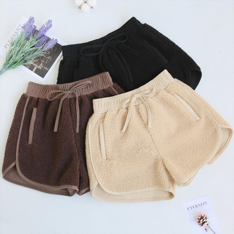 Velvet Loose Drawstring Straight Womens Short Cashmere Black Brown Patchwork Solid Casual, White;black
Velvet Loose Drawstring Straight Womens Short Cashmere Black Brown Patchwork Solid Casual, White;black