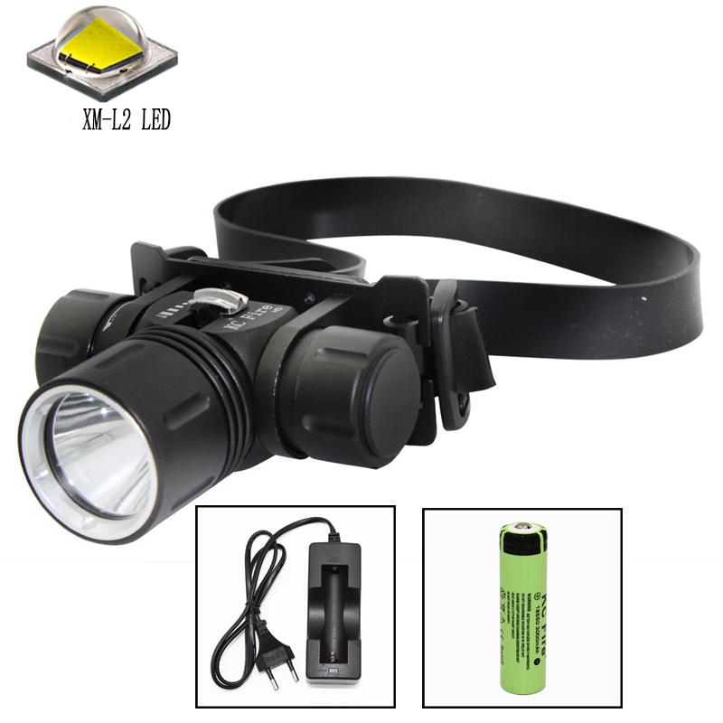 Underwater Diving Headlamp XM-L2 LED Waterproof dive Swimming healight Underwater scuba light + 18650 battery + Charger
Underwater Diving Headlamp XM-L2 LED Waterproof dive Swimming healight Underwater scuba light + 18650 battery + Charger