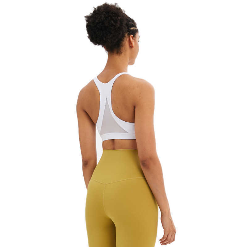 Yoga Bra Triangular Mesh Back Breathable Sports Underwear Running Fitness Shockproof Rimless Camis Tank Tops Gym Clothes, White;red
Yoga Bra Triangular Mesh Back Breathable Sports Underwear Running Fitness Shockproof Rimless Camis Tank Tops Gym Clothes, White;red