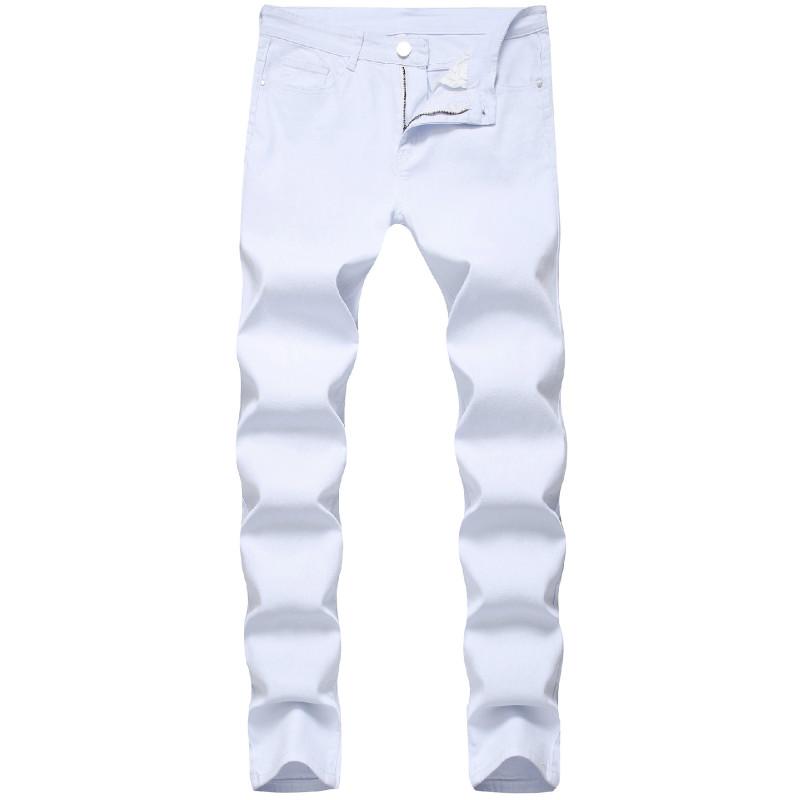Designer Fashion White Jeans Brand Elastic Mens Denim Trousers Casual Slim Fit Stretch Skinny Pants 
Designer Fashion White Jeans Brand Elastic Mens Denim Trousers Casual Slim Fit Stretch Skinny Pants