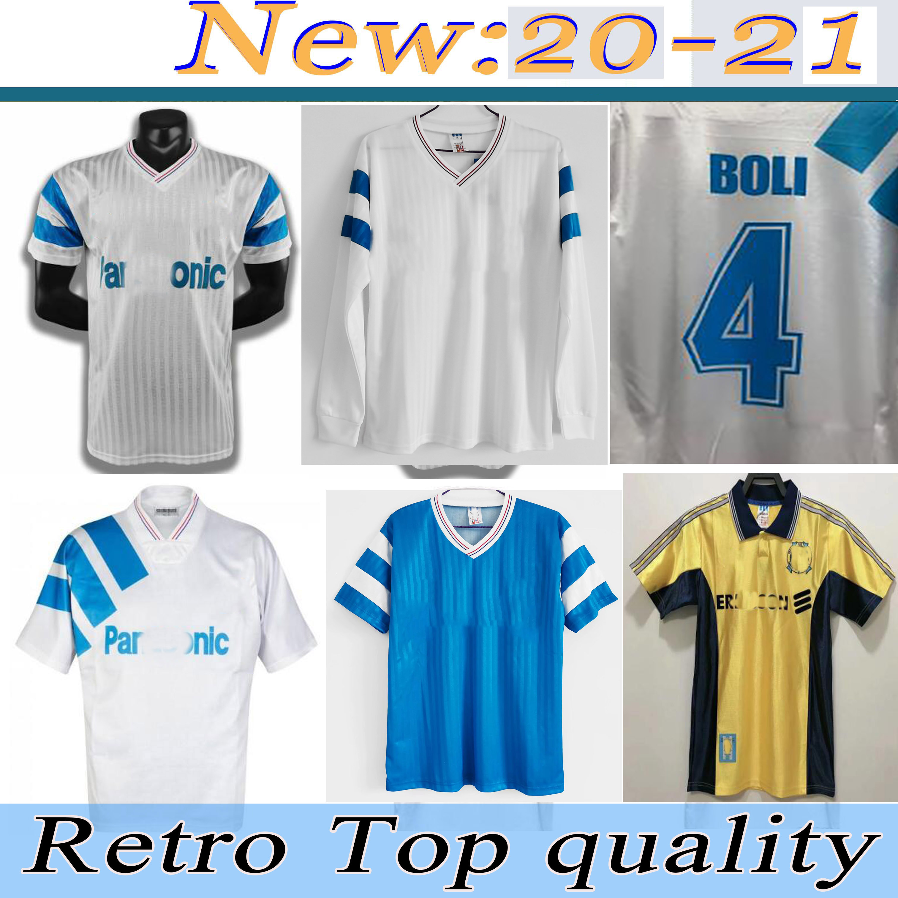 Retro Olympique de Marseille 1992/93 Soccer Jerseys Futbol Maillot Vintage Kit Football Camiseta Classic Shirt, 92/93 without sponsor
Retro Olympique de Marseille 1992/93 Soccer Jerseys Futbol Maillot Vintage Kit Football Camiseta Classic Shirt, 92/93 without sponsor