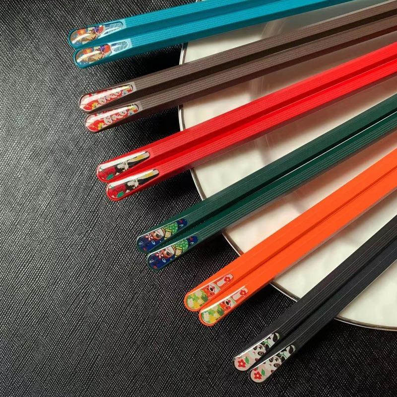 Chopsticks 5 6Pairs Japanese Style Multicolor Pointed Sushi Rice Non-Slip Reusable Sticks Tableware Kitchen Accessories
Chopsticks 5 6Pairs Japanese Style Multicolor Pointed Sushi Rice Non-Slip Reusable Sticks Tableware Kitchen Accessories