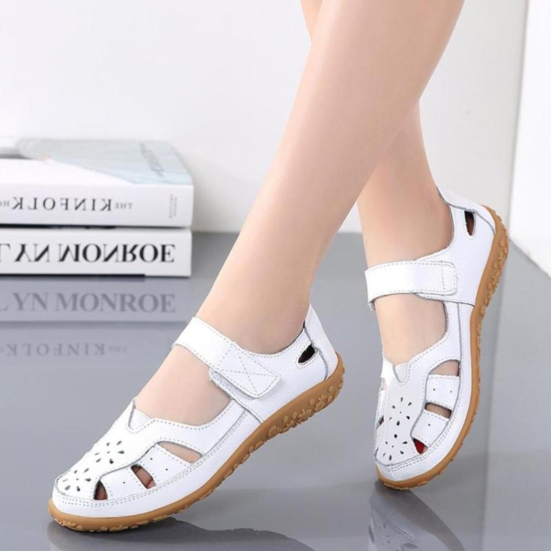 Women Mother Genuine Leather Shoes Soft Bottom Sandals Flats Summer Ladies Hollow Out Beach Shoes Quality Hot Gladiator Sandals, Brown
Women Mother Genuine Leather Shoes Soft Bottom Sandals Flats Summer Ladies Hollow Out Beach Shoes Quality Hot Gladiator Sandals, Brown