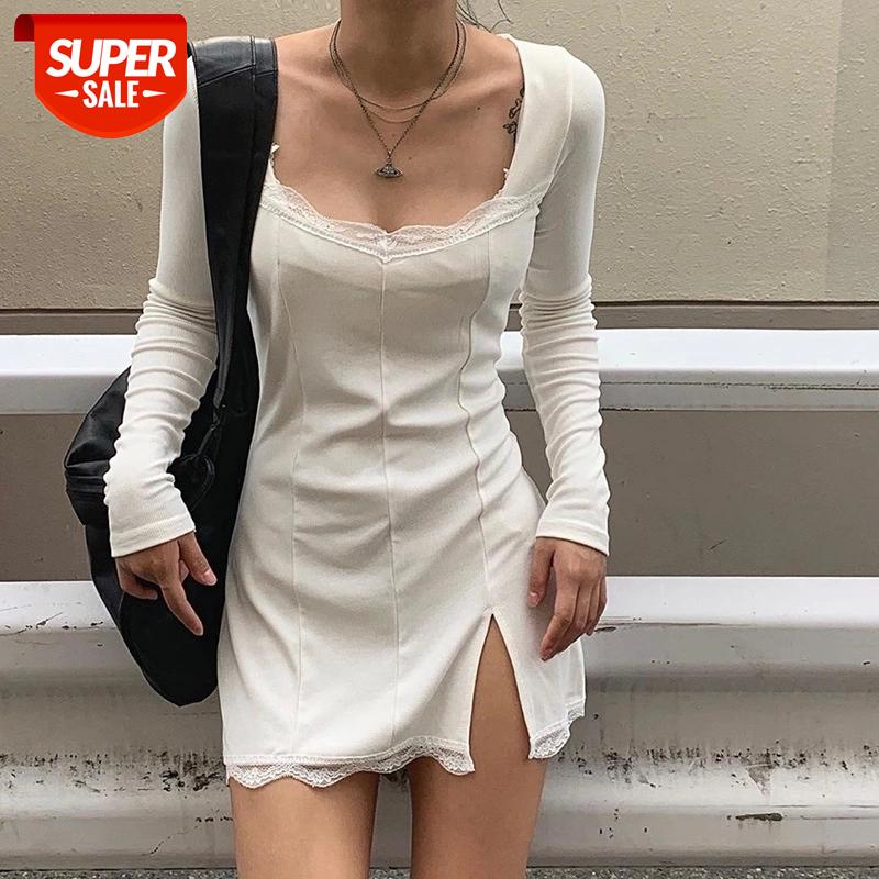 2020 Autumn Spring Women Sexy Lace Patchwork Long Sleeve Split Dress Hip Package Mini Vestido Party Club Low Chest Outfits Cloth #de8S, Black;gray
2020 Autumn Spring Women Sexy Lace Patchwork Long Sleeve Split Dress Hip Package Mini Vestido Party Club Low Chest Outfits Cloth #de8S, Black;gray