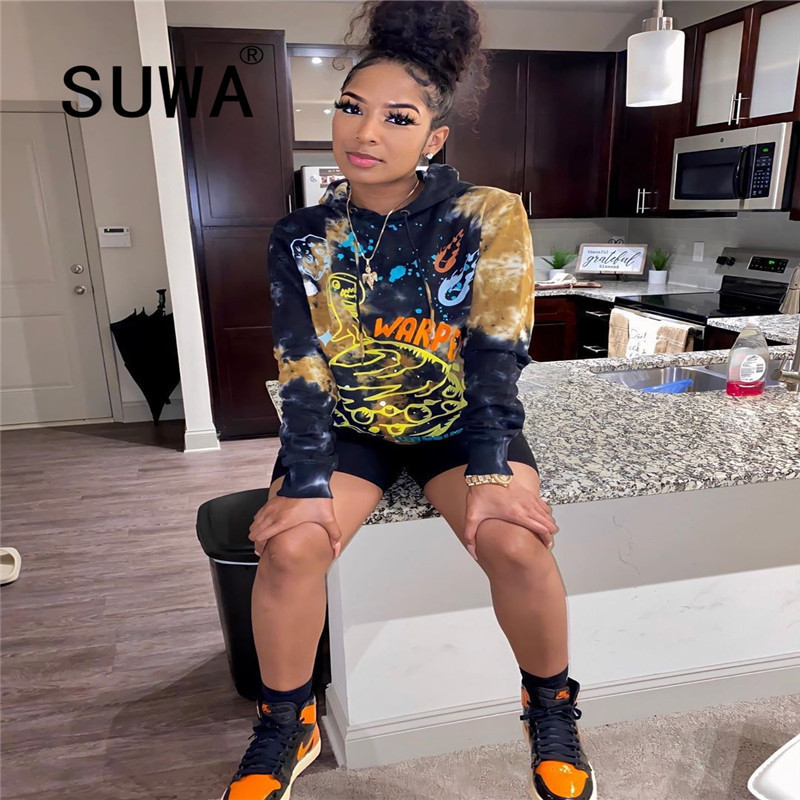 Classic Fashion Cool Girl Women Printed Hoodies Sweatshirt Tie Dye Pullover Retro Top Long Sleeve Fall Winter Tunic Streetwear 210525, Black
Classic Fashion Cool Girl Women Printed Hoodies Sweatshirt Tie Dye Pullover Retro Top Long Sleeve Fall Winter Tunic Streetwear 210525, Black