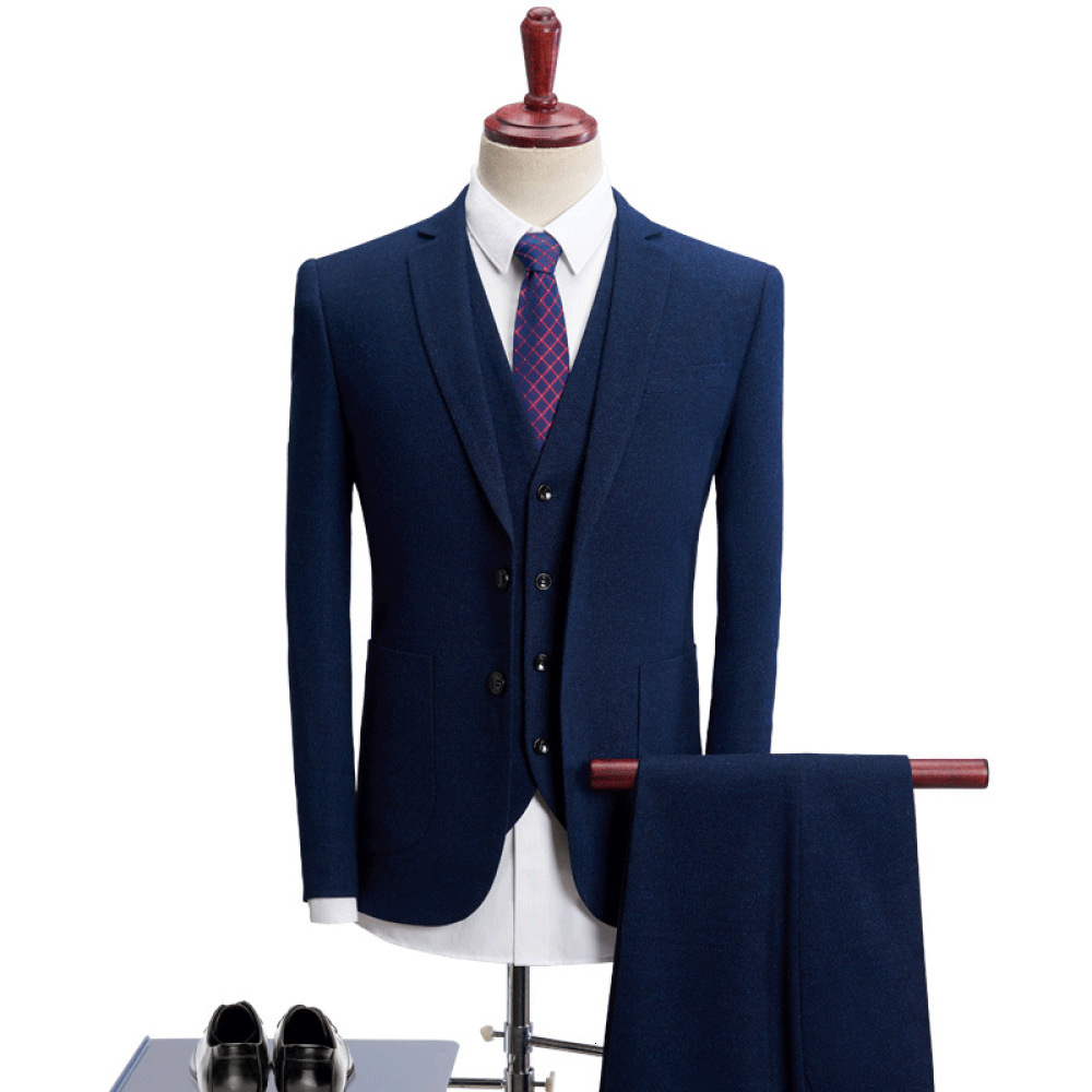 Fashion Classic Style Men Wedding Color Luxury Pieces Suit Set Slim Fit Business Formal S-4xl Male Suits Tf9m, Navy blue
Fashion Classic Style Men Wedding Color Luxury Pieces Suit Set Slim Fit Business Formal S-4xl Male Suits Tf9m, Navy blue