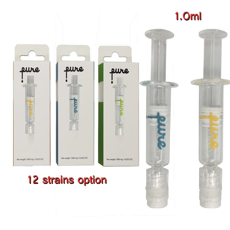 Pure One Injectors Glass Syringes Luer Lock Packages 1.0ML Atomizers Oil Filling Tools Packaging Box Measurement Mark Tips For 510 thread carts Empty OEM
Pure One Injectors Glass Syringes Luer Lock Packages 1.0ML Atomizers Oil Filling Tools Packaging Box Measurement Mark Tips For 510 thread carts Empty OEM