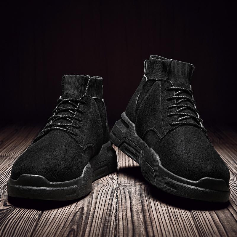 Boots Brand Youth Trend High Help Men's Outdoor Thick Bottom Casual Wear-resistant Comfortable Work Shoes, Black
Boots Brand Youth Trend High Help Men's Outdoor Thick Bottom Casual Wear-resistant Comfortable Work Shoes, Black