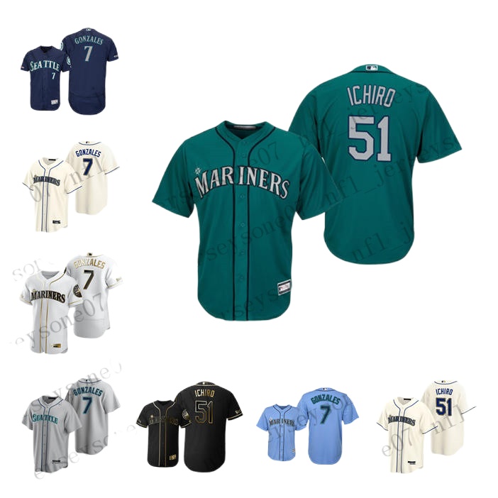 Custom Mens women youth Seattle Mariners 7 Marco Gonzales 51 Ichiro Suzuki white blue green Authentic Weekend 2020 Home Jersey, Black
Custom Mens women youth Seattle Mariners 7 Marco Gonzales 51 Ichiro Suzuki white blue green Authentic Weekend 2020 Home Jersey, Black