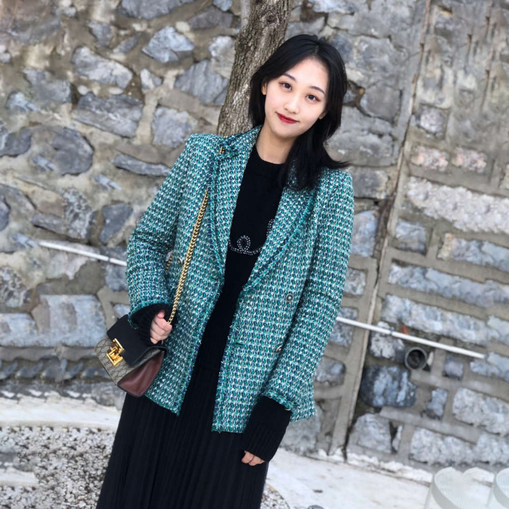 2021 spring celebrity xiaoxiangfeng coat personality style collar casual tweed suit, Red
2021 spring celebrity xiaoxiangfeng coat personality style collar casual tweed suit, Red