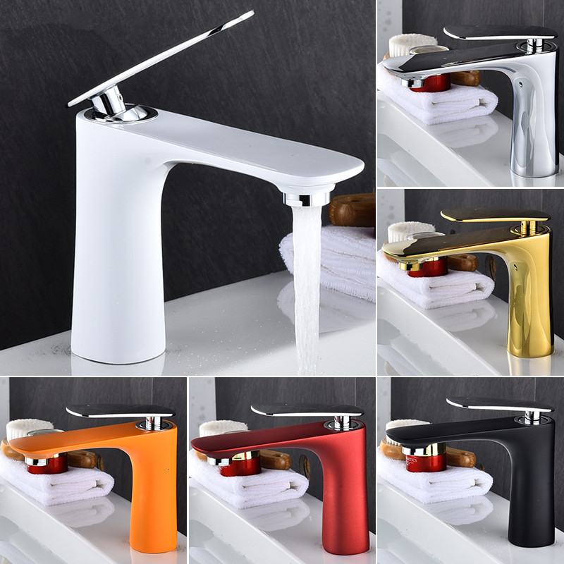 2021 New Faucets Hot&cold Mixer Basin Brass Gold/chrome/white/red/black Bathroom Faucet Crane Sink Tap Qcd3
2021 New Faucets Hot&cold Mixer Basin Brass Gold/chrome/white/red/black Bathroom Faucet Crane Sink Tap Qcd3