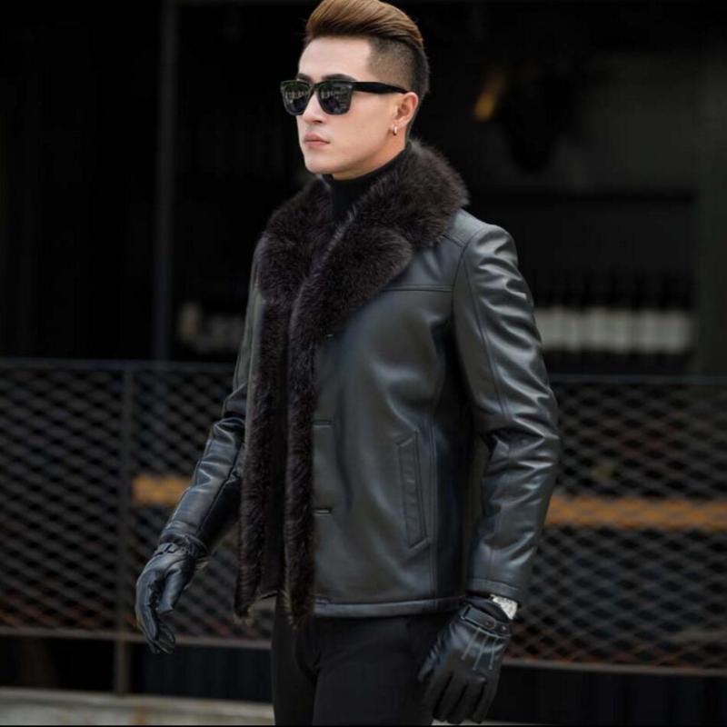 Men' Fur & Faux -5xl 2021 Men Winter Genuine Leather Jacket Luxurious Collar Long Coats Thicken Warm Overcoat Plus Size Clothes, Short jacket
Men' Fur & Faux -5xl 2021 Men Winter Genuine Leather Jacket Luxurious Collar Long Coats Thicken Warm Overcoat Plus Size Clothes, Short jacket