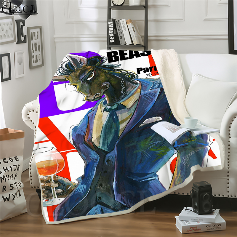CLOOCL Hot Japan Anime BEASTARS Animal 3D Print Hip-hop Style Air Conditioning Blanket Sofa Teens Bedding Throw Blankets Plush Quilt
CLOOCL Hot Japan Anime BEASTARS Animal 3D Print Hip-hop Style Air Conditioning Blanket Sofa Teens Bedding Throw Blankets Plush Quilt
