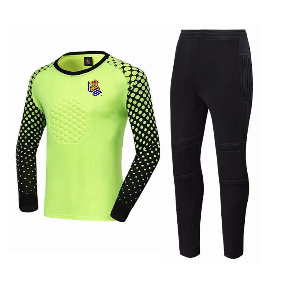 2021 Real Sociedad Popular Football Club Soccer Goalkeeper Uniform Training Soccer Tracksuit Long Sleeve Adult kids Clothes Set, Gray
2021 Real Sociedad Popular Football Club Soccer Goalkeeper Uniform Training Soccer Tracksuit Long Sleeve Adult kids Clothes Set, Gray