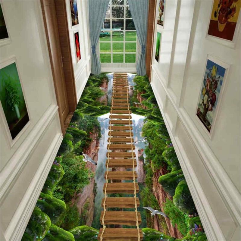 Carpets 3D Fun Adventure Corridor Mat Bedroom Kitchen Rugs Kids Room Decorative Play Area Rug Pastoral For Living