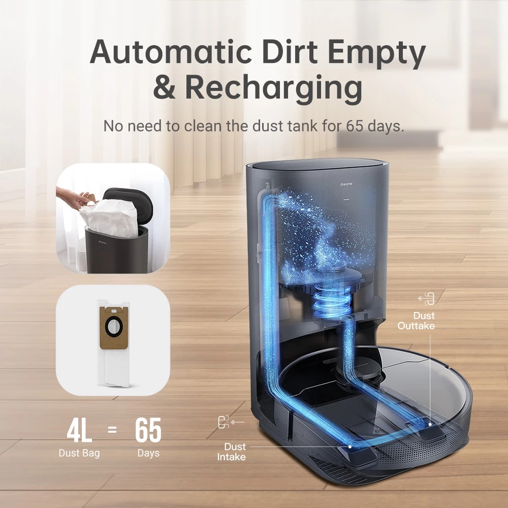 Dreame Bot Z10 Pro Robot Vacuum Cleaner for Home LDS and Line Laser Obstacle Avoidance Auto Empty Base Double Air Duct 4000Pa
Dreame Bot Z10 Pro Robot Vacuum Cleaner for Home LDS and Line Laser Obstacle Avoidance Auto Empty Base Double Air Duct 4000Pa