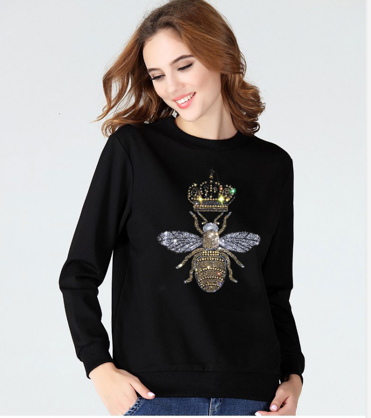 2021 New Womens Diamond Stone Women Long Sleeve Oversize Hoodie Sweatshirt Female Autumn Hooded Pullover Hot Drill Design 75aj, As shown
2021 New Womens Diamond Stone Women Long Sleeve Oversize Hoodie Sweatshirt Female Autumn Hooded Pullover Hot Drill Design 75aj, As shown