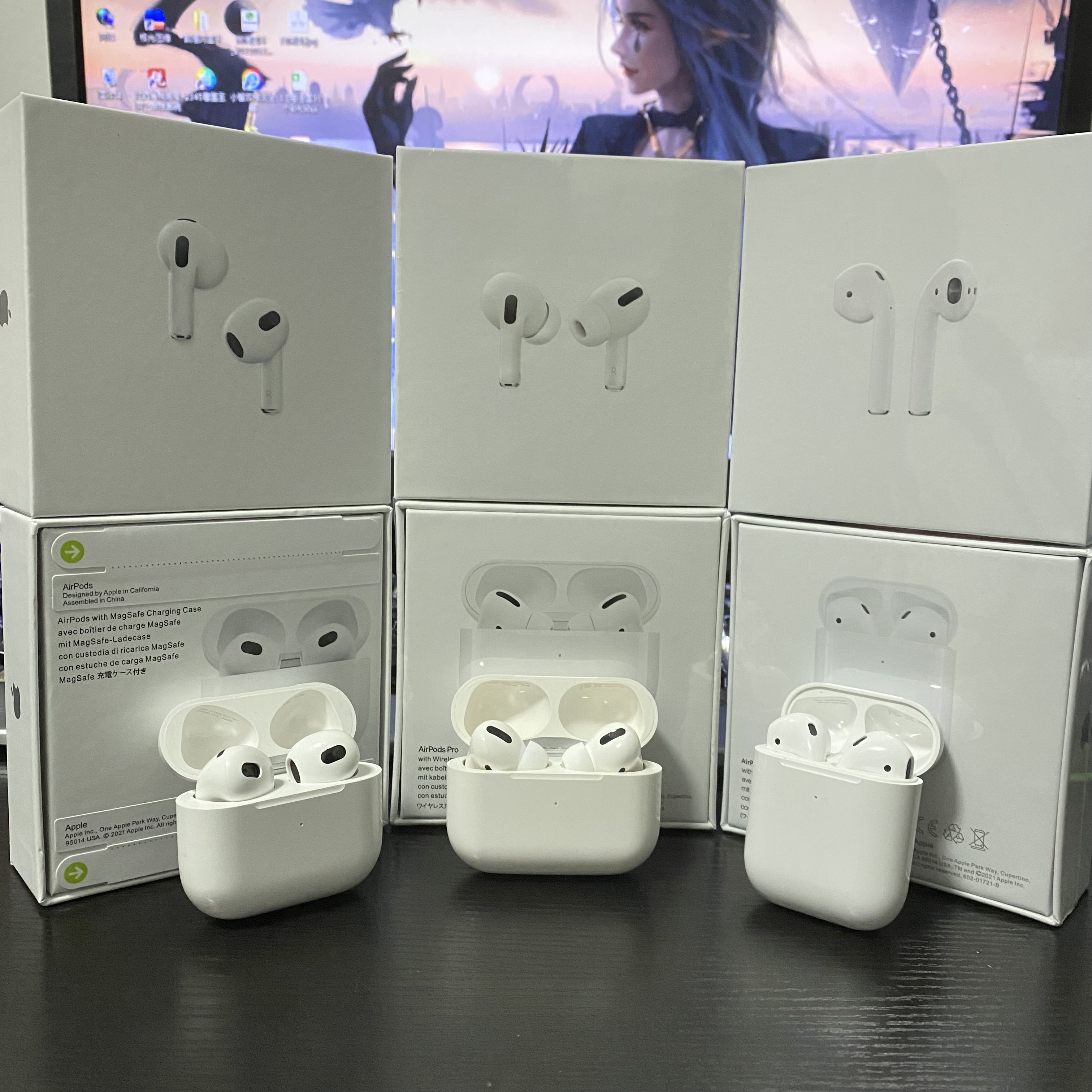TOP QUALITY Air H1 Wireless Earphones Chip GPS Rename Air Ap pro Gen 2 3 Pods Pop Up Window Bluetooth Headphones auto paring wireles Charging with retail box, White
TOP QUALITY Air H1 Wireless Earphones Chip GPS Rename Air Ap pro Gen 2 3 Pods Pop Up Window Bluetooth Headphones auto paring wireles Charging with retail box, White