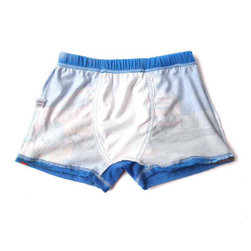 5 Pcs/lot Soft Cotton Kids Boys Underwear Comfortable Pure Color Children's Boy Boxer Shorts Panties Underwear 2-10y 211122