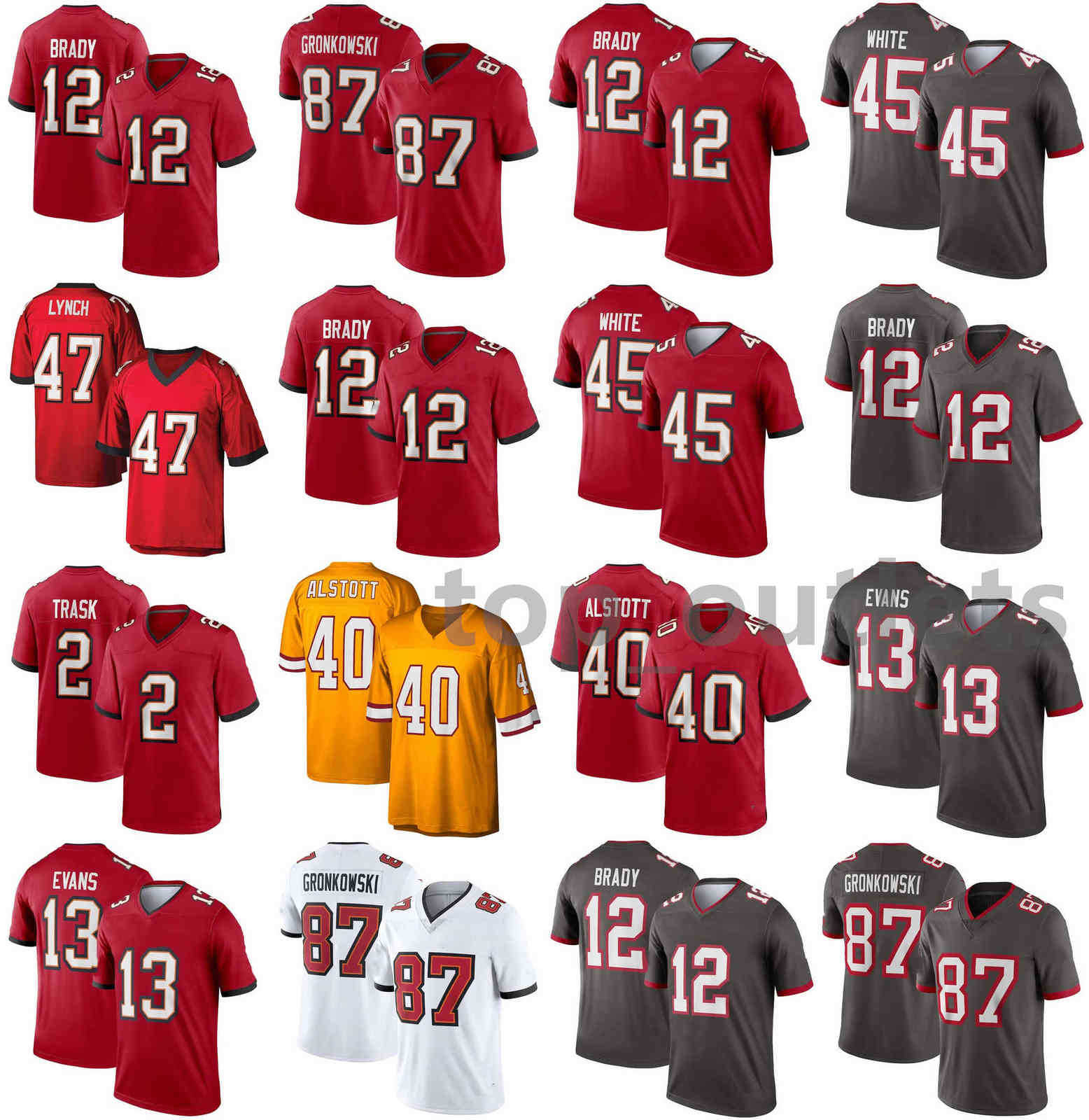 2021 Buccaneers American Football Jerseys Devin 45 White Jersey John 47 Lynch Kyle 2 Trask Mike 40 Alstott Rob 87 Gronkowski Tom 12 Brady Stitched, Black;red
2021 Buccaneers American Football Jerseys Devin 45 White Jersey John 47 Lynch Kyle 2 Trask Mike 40 Alstott Rob 87 Gronkowski Tom 12 Brady Stitched, Black;red