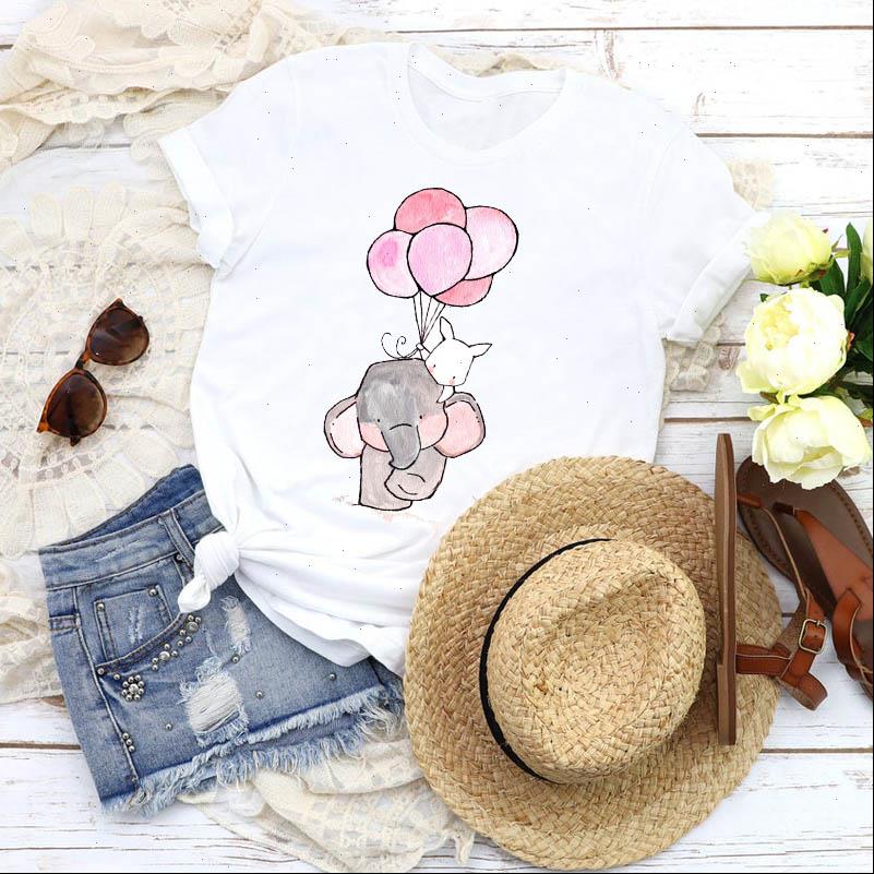 women graphic cartoon animal balloon printing cute 90s short sleeve print shirt tees clothing female t shirt womens t shirt, White
women graphic cartoon animal balloon printing cute 90s short sleeve print shirt tees clothing female t shirt womens t shirt, White