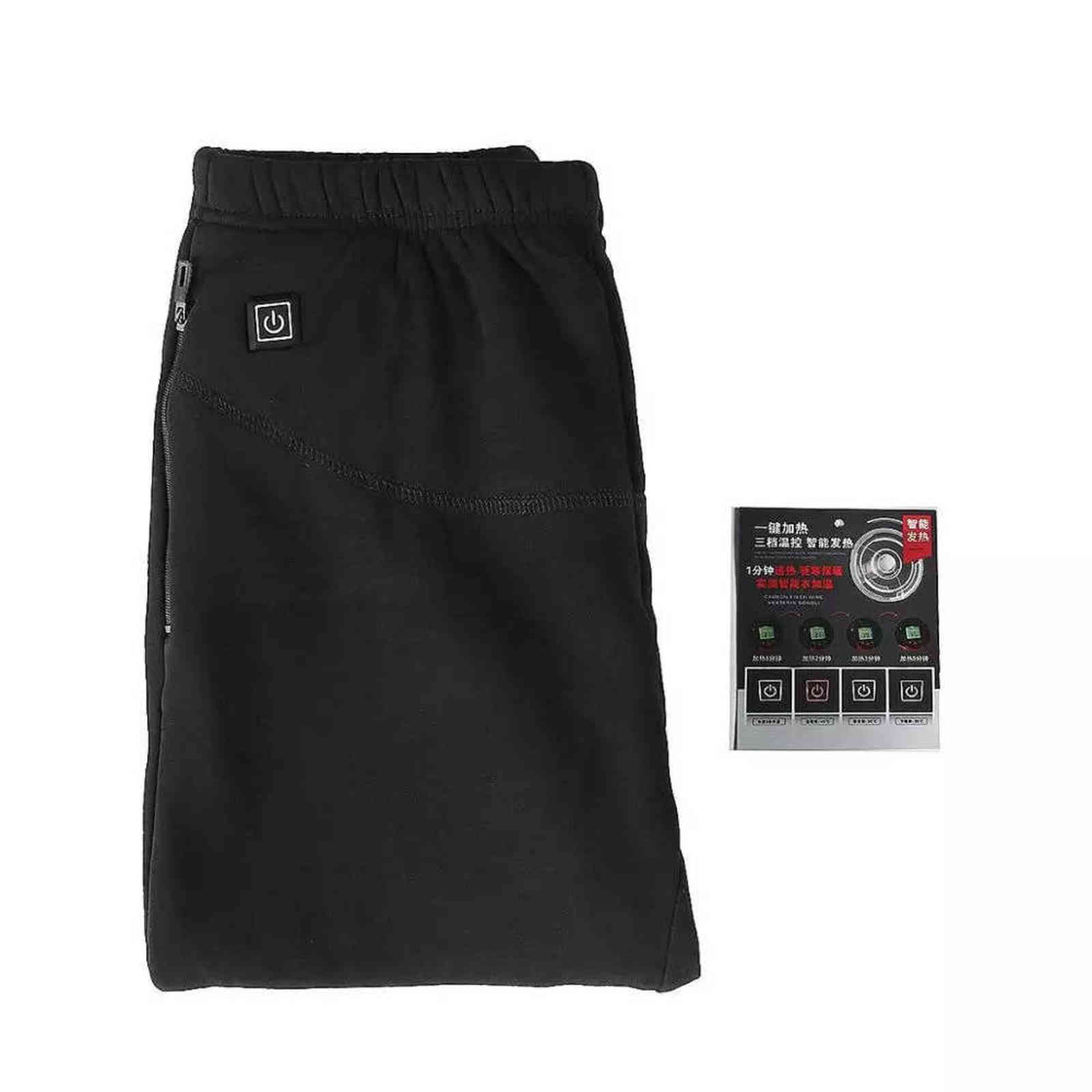 Winter Heated Pants Men Self Heating Pants Women Outdoor Hiking Warm Slim USB Trekking Skiing Electric Thermal Pants Trousers 211112
