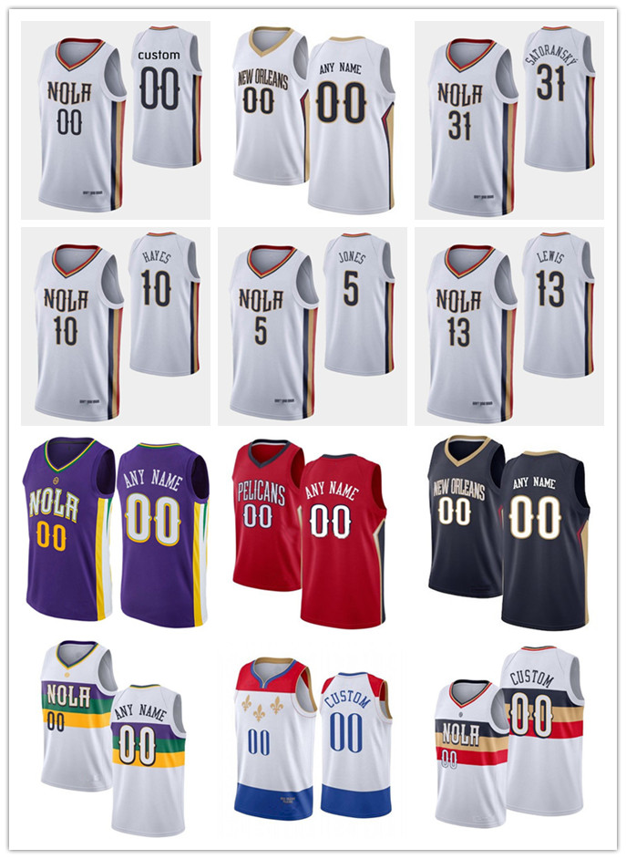 75th Custom Men Youth New OrleansPelicans13 Kira Lewis Jr. 10 Jaxson Hayes 5 Herbert Jones 31 Tomas Satoransky Basketball Jersey, Black;red
75th Custom Men Youth New OrleansPelicans13 Kira Lewis Jr. 10 Jaxson Hayes 5 Herbert Jones 31 Tomas Satoransky Basketball Jersey, Black;red