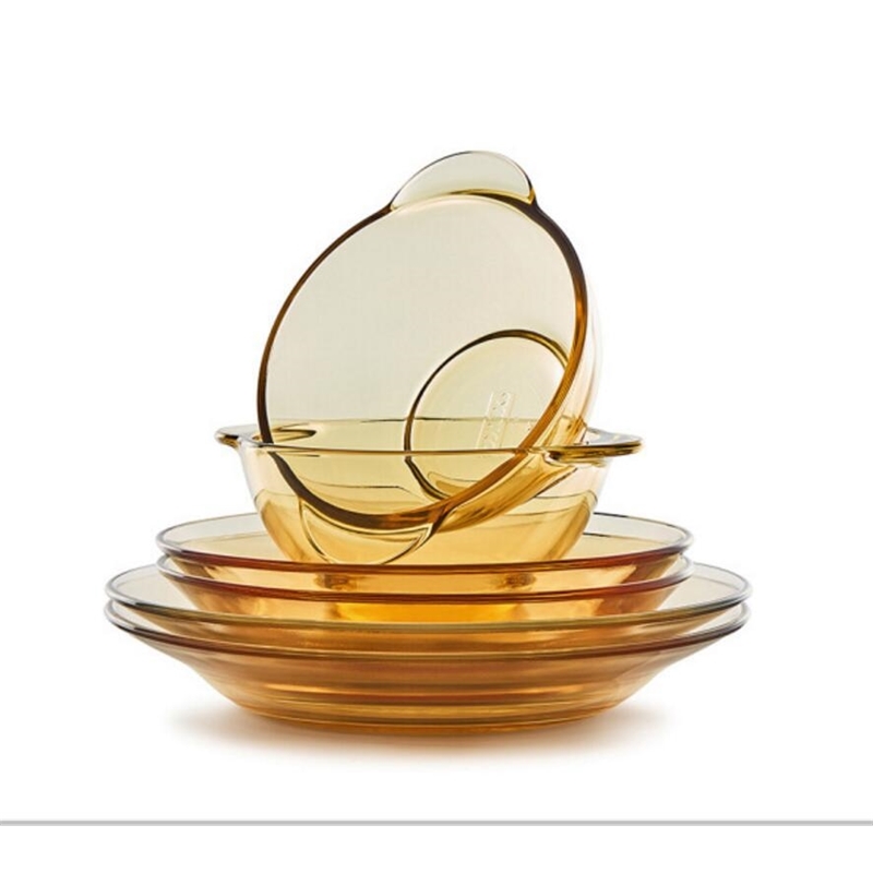 Corning Glass Bowl deep and shallow plate 6-Piece set Belle Pyrex revert glass tableware
Corning Glass Bowl deep and shallow plate 6-Piece set Belle Pyrex revert glass tableware