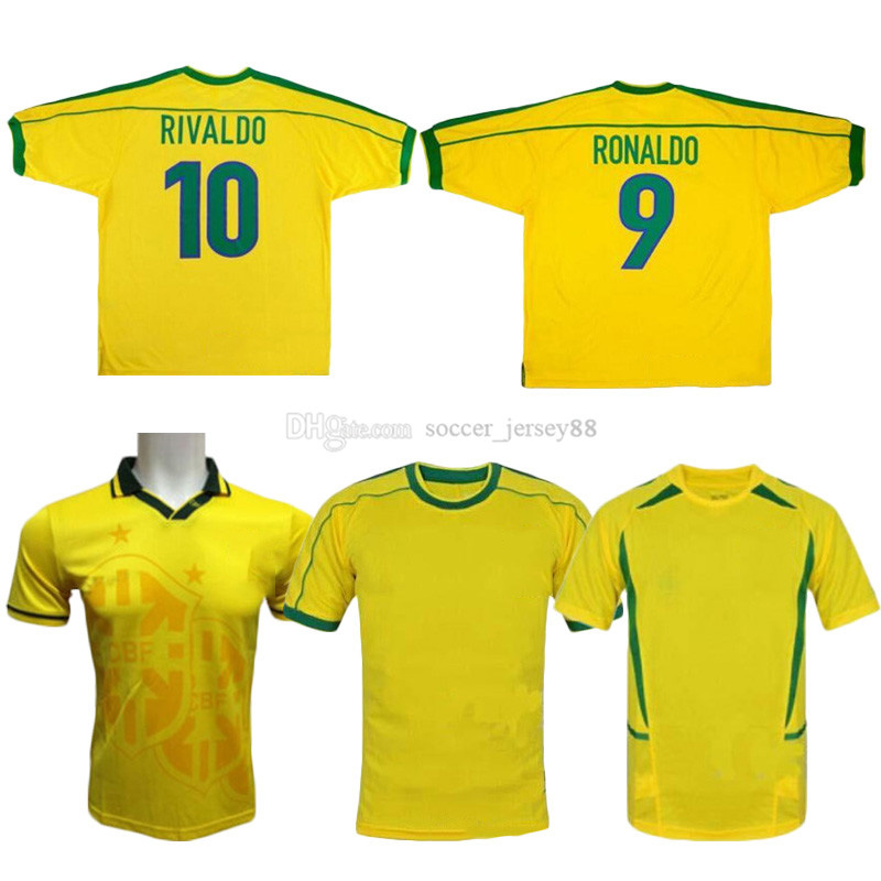 1994 1998 2002 2004 home soccer jerseys Brasil retro classic Carlos Romario Ronaldo Ronaldinho camisa de futebol brasil football shirts
1994 1998 2002 2004 home soccer jerseys Brasil retro classic Carlos Romario Ronaldo Ronaldinho camisa de futebol brasil football shirts