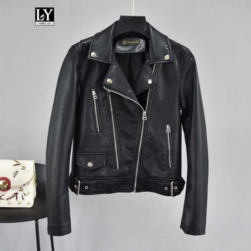 Ly Varey Lin Women Autumn Black Faux Leather Basic Jackets Turn-down Collar Zipper Pu Motorcycle Short Outerwear 210526, Beige
Ly Varey Lin Women Autumn Black Faux Leather Basic Jackets Turn-down Collar Zipper Pu Motorcycle Short Outerwear 210526, Beige