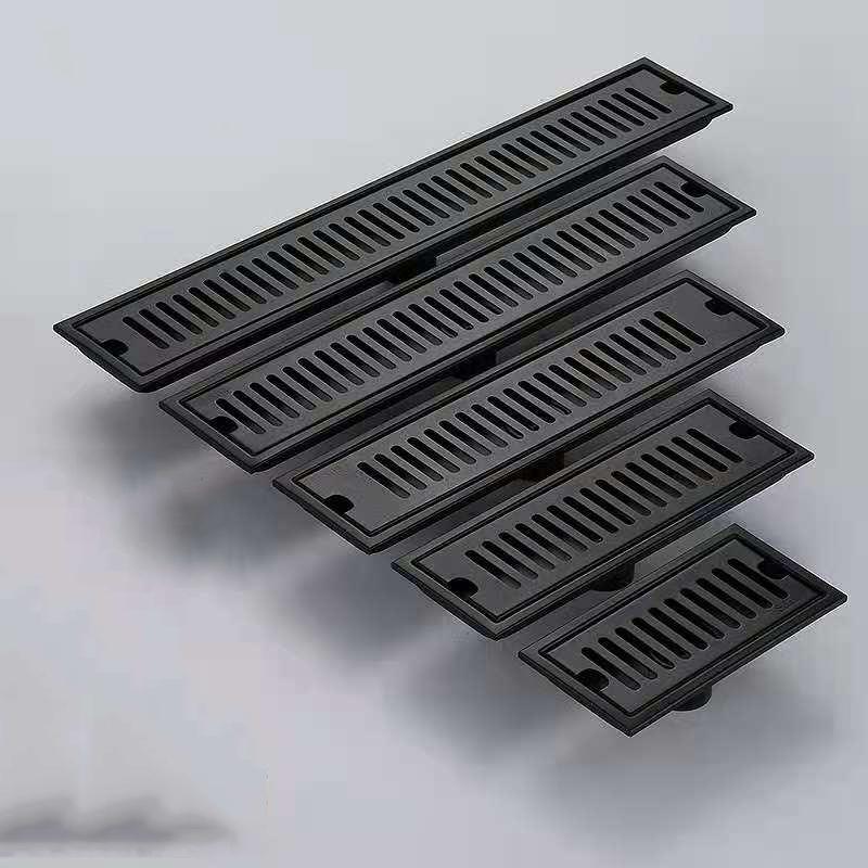 Other Bath & Toilet Supplies 60cm Linear Shower Floor Drain With Removable Cover Grid Grate Long Rectangle, SUS 304 Stainless Steel Matte Bl
Other Bath & Toilet Supplies 60cm Linear Shower Floor Drain With Removable Cover Grid Grate Long Rectangle, SUS 304 Stainless Steel Matte Bl