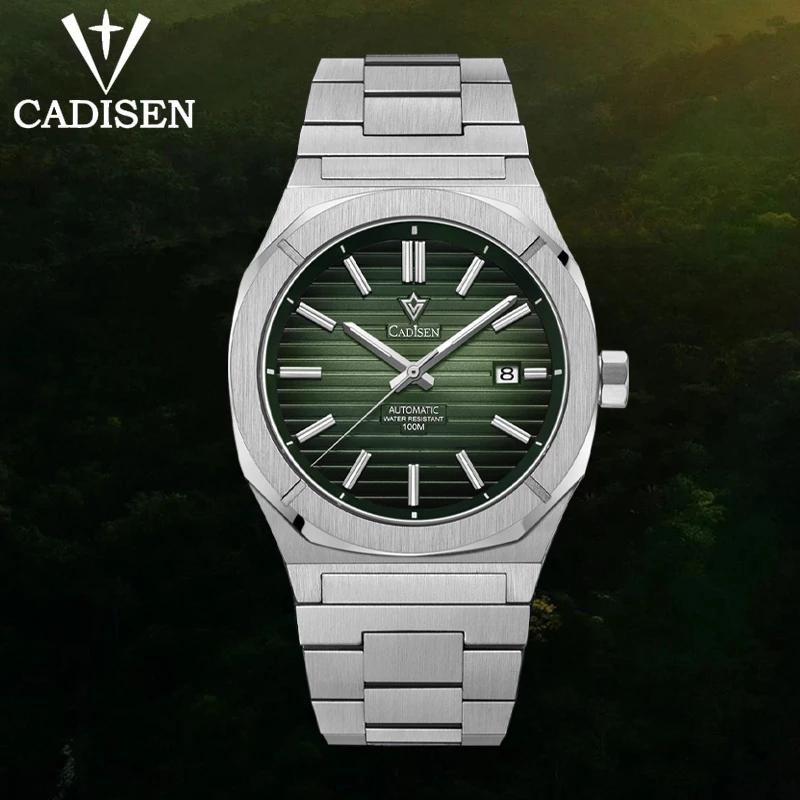 Wristwatches CADISEN Mens Watches Automatic Mechanical Watch Men Waterproof 8215 Movement Sapphire Glass Mekaniska Klockor Reloj Hombre, Blue
Wristwatches CADISEN Mens Watches Automatic Mechanical Watch Men Waterproof 8215 Movement Sapphire Glass Mekaniska Klockor Reloj Hombre, Blue