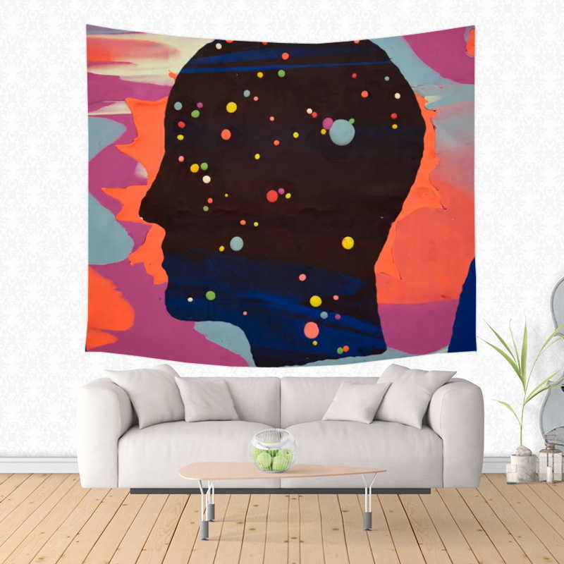 Tame Impala Pattern Tapestry Decorative Wall Hanging Carpet Bedding Outlet Door Curtain Textiles 210609